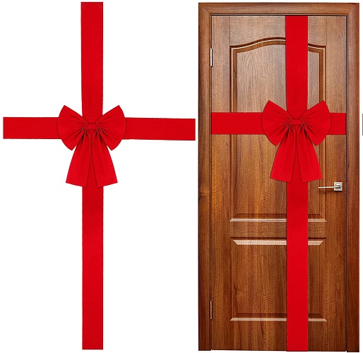 decoracion navideña para puertas