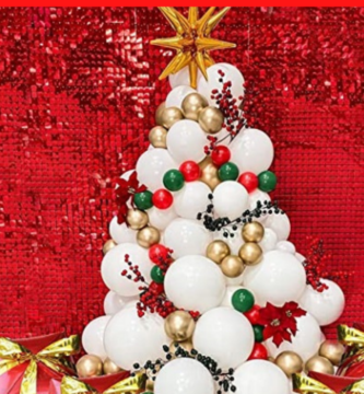 5 ideas para decoraciones navideñas con globos
